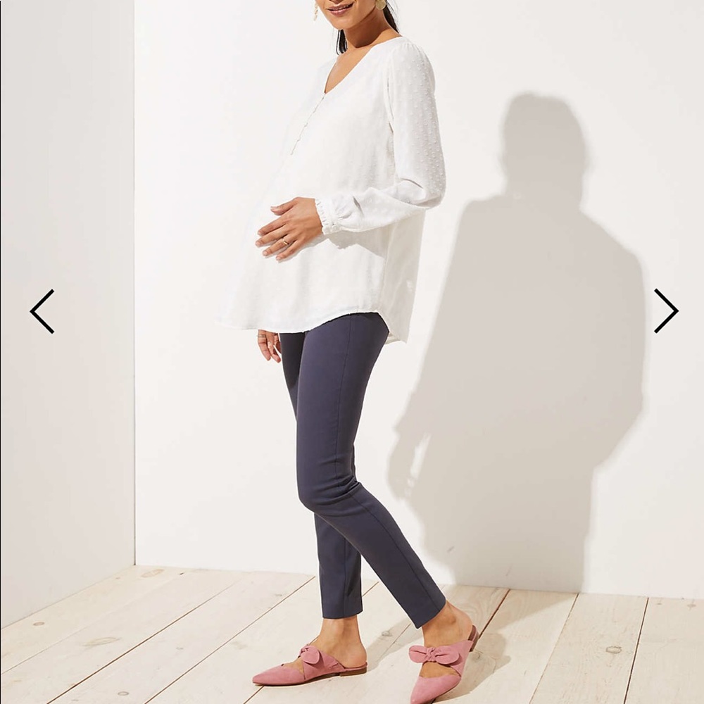 NWT Maternity Loft Skinny Ankle Pant